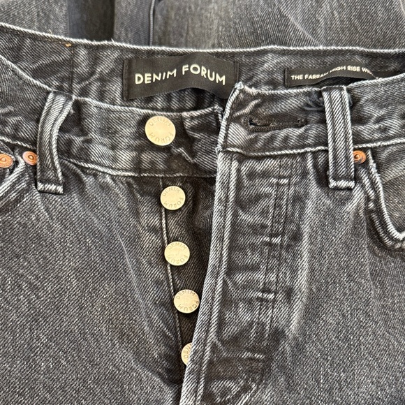 Denim Forum Women's Wide Leg Jeans - Picture 3 of 3